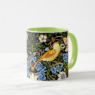Caneca William Morris, Strawberry Thief,