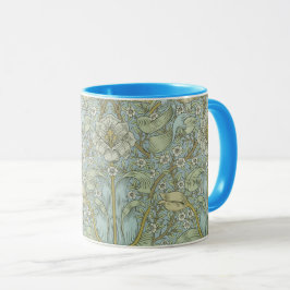 Caneca William Morris Vintage Primavera Floral Thicket