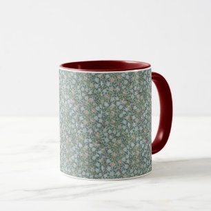 Caneca William Morris Vintage - Vestido Verde Rosa