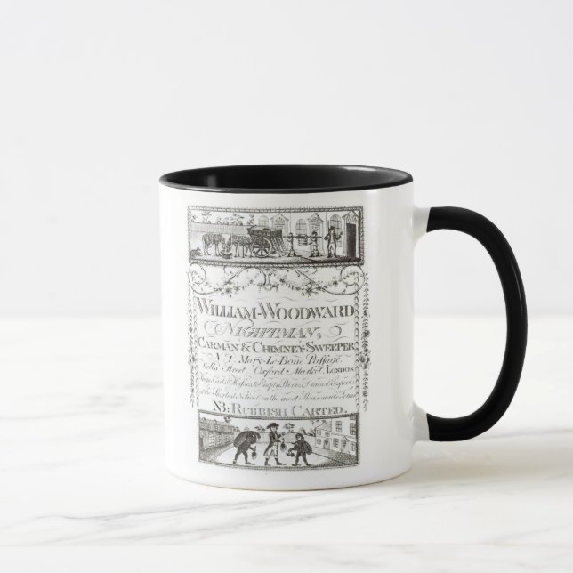 Caneca William Woodward, Nightman, Carman e chaminé Swe (Direita)
