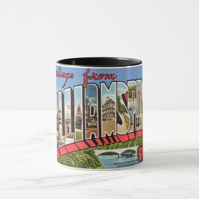 Caneca Williamsport PA Colorido (Centro)