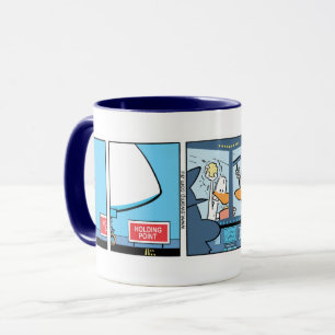 Caneca Windshield Cleaners Engraçado Piloto Aéreo Mug