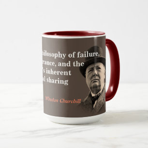 Caneca Winston Churchill Cita O Socialismo