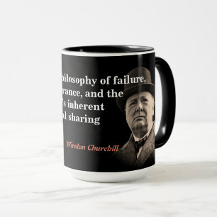Caneca Winston Churchill Cita O Socialismo