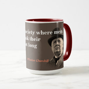 Caneca Winston Churchill Cita Sobre A Liberdade De Expres