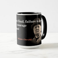 Winston Churchill Cotação Sobre Coragem