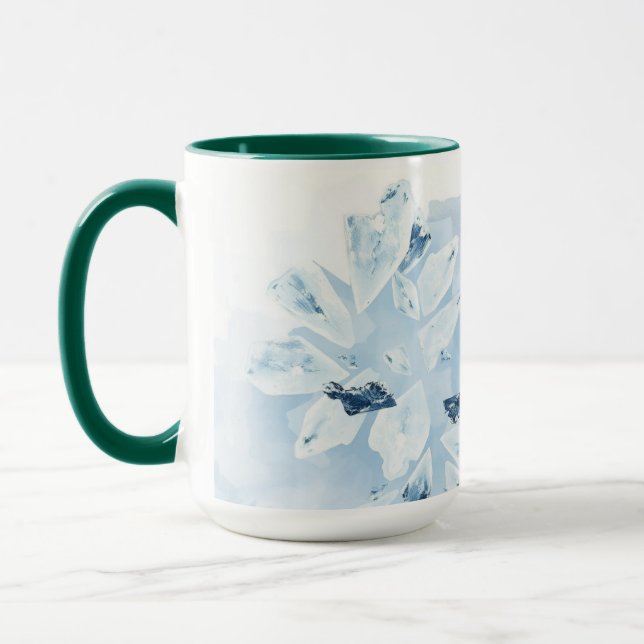 Caneca Winter Thaw Blue Icicle Personalized (Esquerda)