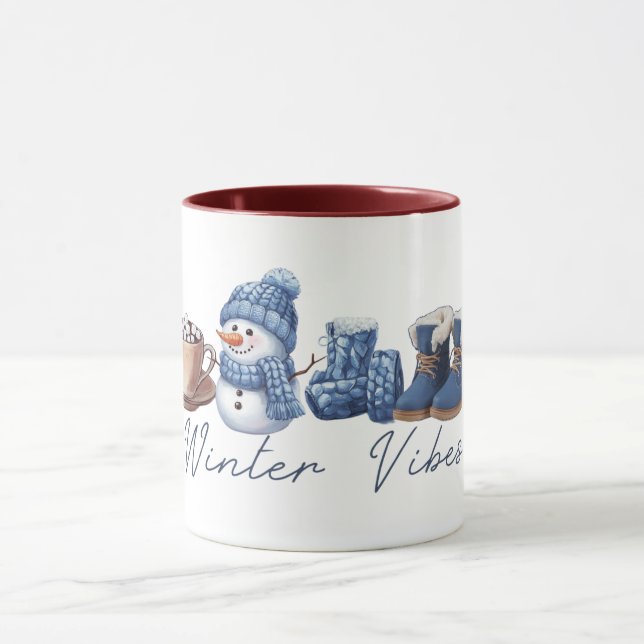 Caneca Winter Vibes Friendly Snowman (Centro)