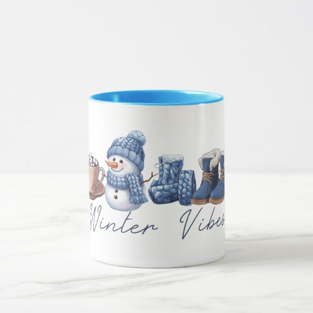 Caneca Winter Vibes Friendly Snowman (Centro)