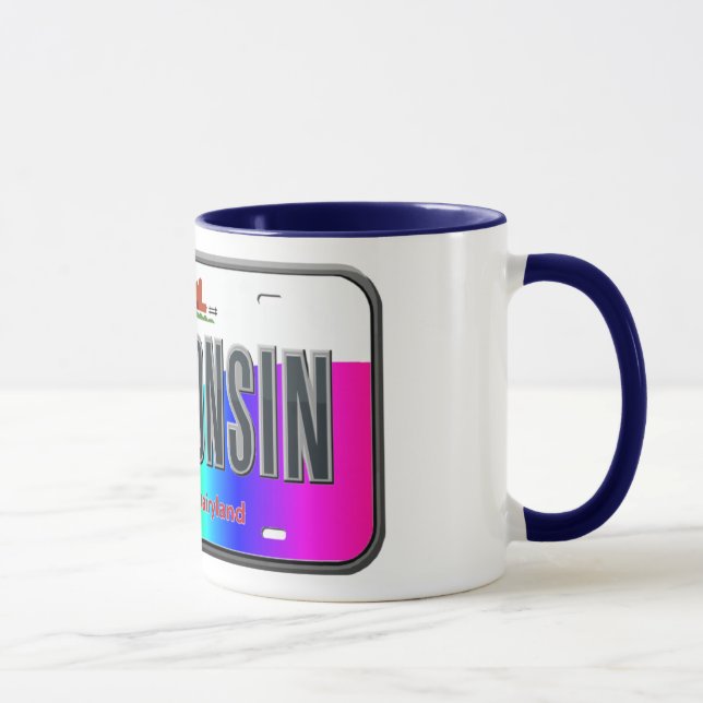 Caneca Wisconsin - estado do arco-íris (Direita)