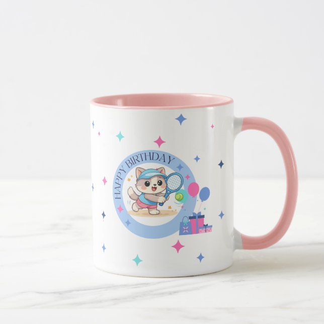 Caneca Wishing Happy Birthday  (Direita)