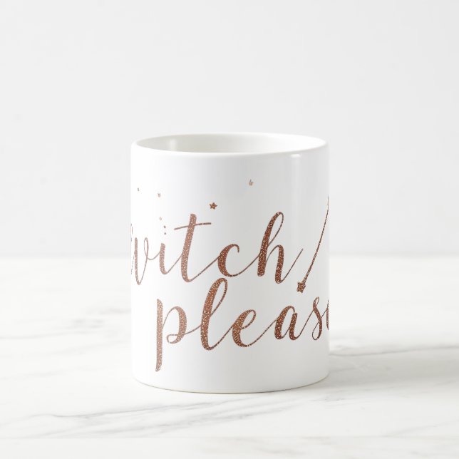 Caneca Witch Please | Xícara Minimalista de Hallow (Centro)