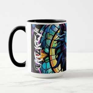 Caneca Wolf Mug de Vidro Estampado