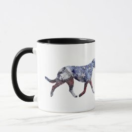 Caneca Wolfhound Irlandês Patriótico