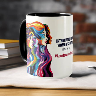 Caneca Women Faces Art | Dia Internacional da Mulher | IW