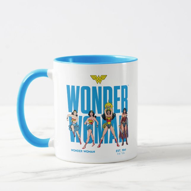 Caneca Wonder Woman Legends Forever Graphic (Esquerda)