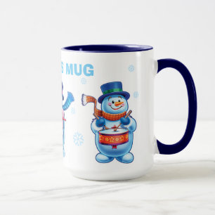 Caneca Wonderland pessoas de neve Nome personalizado da c