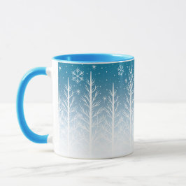 Caneca Wonderland Winter Snowflake Christmas Coffee Mug