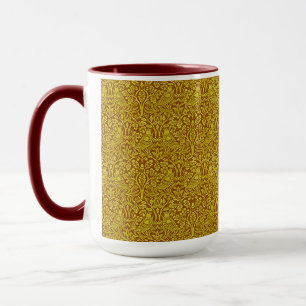 Caneca Woodland deixa Dourado Coelho William Morris Patte