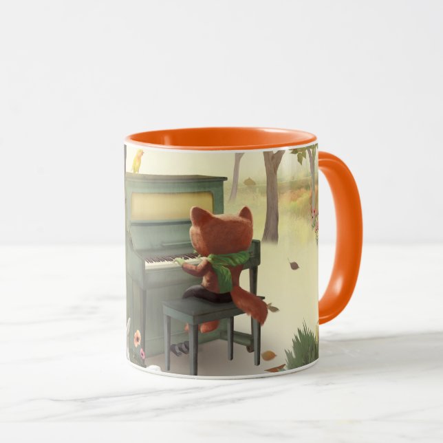 Caneca Woodland Pianist (Frente Esquerda)