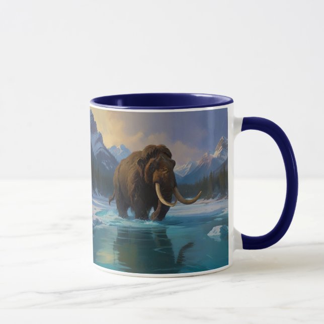 Caneca Wooly Mammoth e Montanhas Rochosas (Direita)