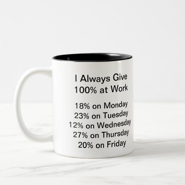 Caneca workaholic (Esquerda)