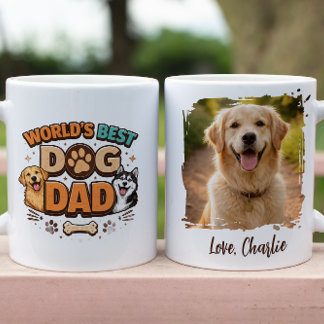 Caneca World’s Best Dog Dad | Custom Father’s Day