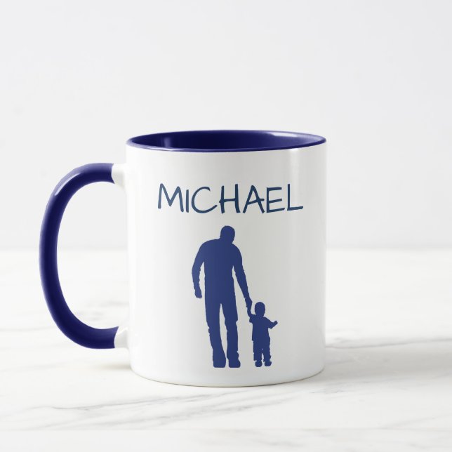 Caneca World's Best Dad with Name  (Esquerda)