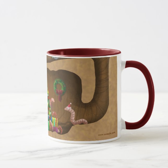 Caneca Wormy do Natal (Direita)
