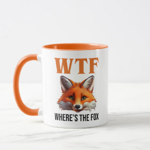 Caneca WTF - Onde está a Raposa