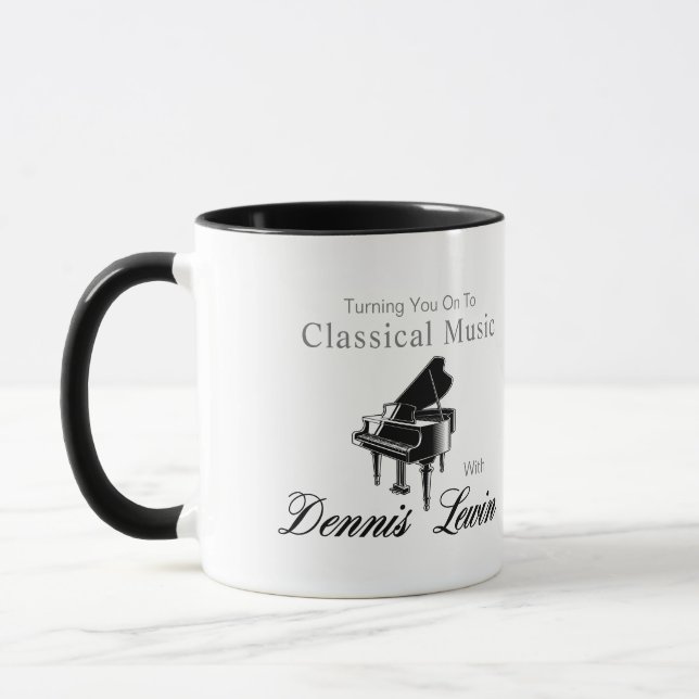 Caneca WXGR ativando você para música clássica (Esquerda)