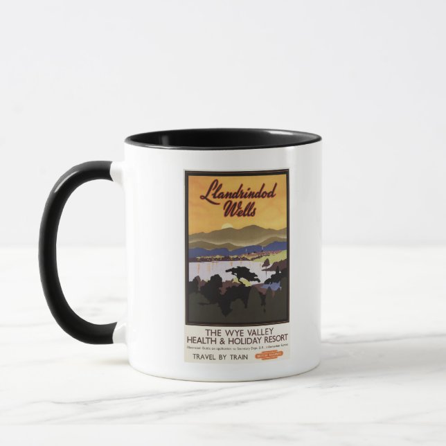 Caneca Wye Valley Resort British Rail Poster (Esquerda)
