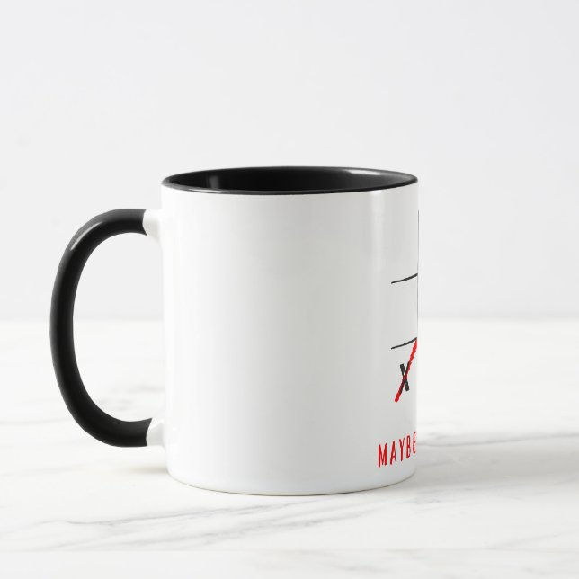 Caneca x e o, talvez amanhã (Esquerda)