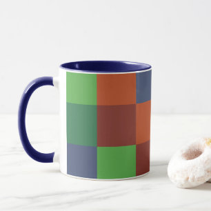 Caneca Xadrez Colorido