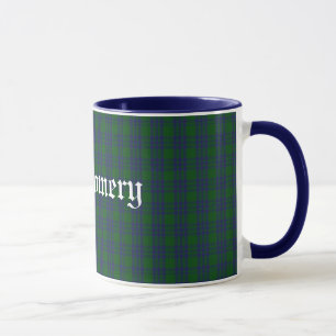 Caneca Xadrez de Montgomery Tartan Clássico Personalizad