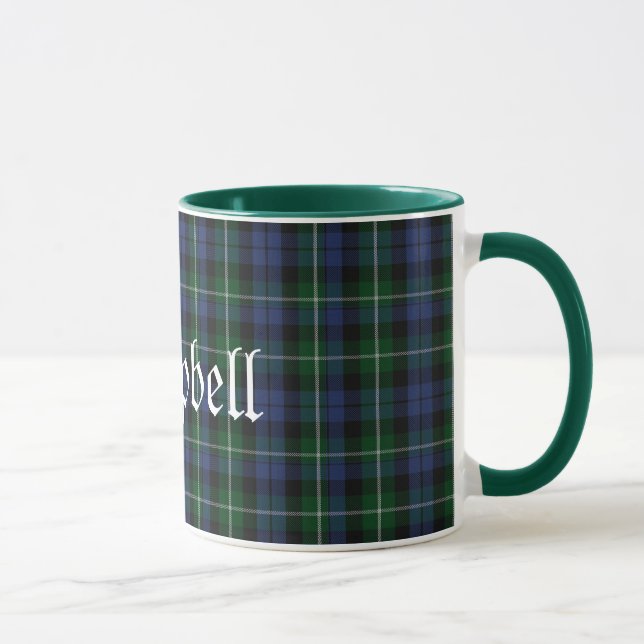 Caneca Xadrez de Tartan tradicional feita sob encomenda (Direita)