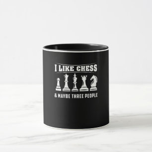 Caneca Xadrez - Eu Gosto de Xadrez