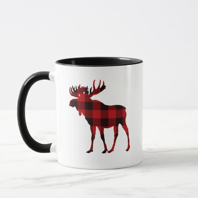 Caneca Xadrez Mose Café Mug Xadrez Red Buffalo (Esquerda)
