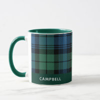 Xadrez Personalizada Clan Campbell Tartan Café