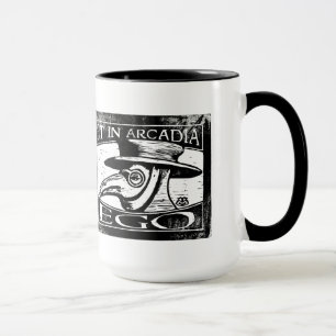 Caneca Xilogravura do Doutor da Peste, Et in Arcadia Ego
