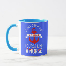 Caneca Xingar Como Uma Enfermeira