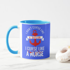Caneca Xingar Como Uma Enfermeira