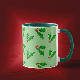 Caneca Xmas Holly Day