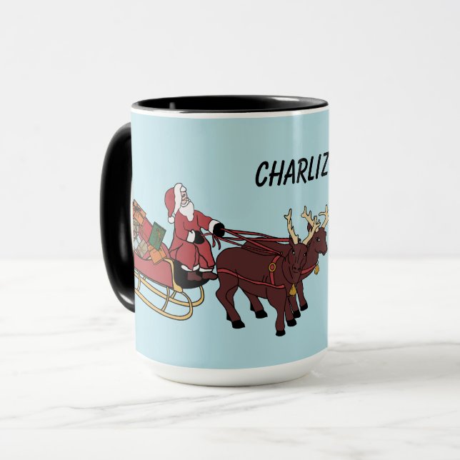 Caneca Xmas Santa Claus (Frente Esquerda)