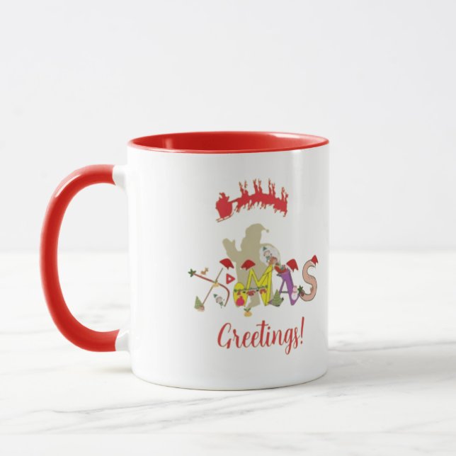 Caneca Xmas saúda os Red Mugs (Esquerda)