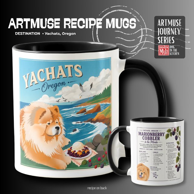 Caneca YACHATS • Oregon   Museu de Arte  • Chow (Criador carregado)