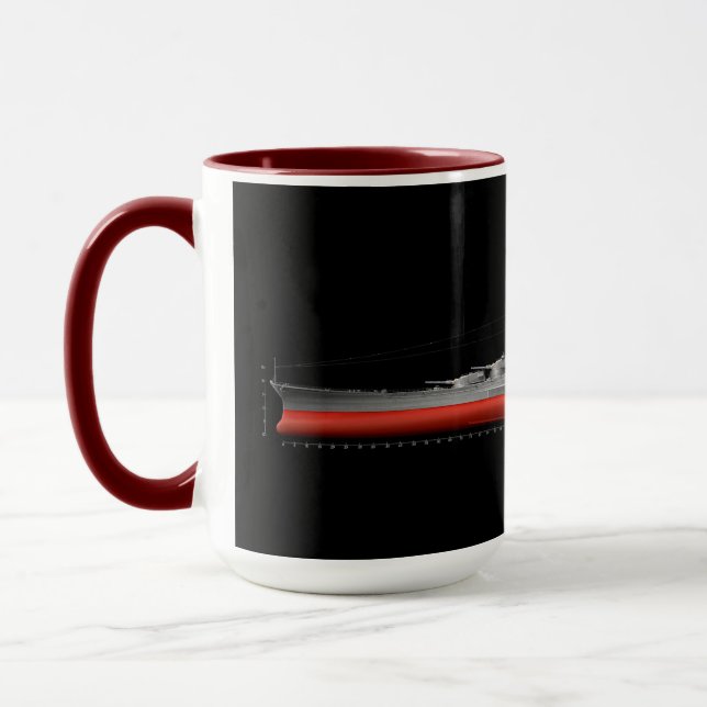 Caneca Yamato , Battleship (Esquerda)