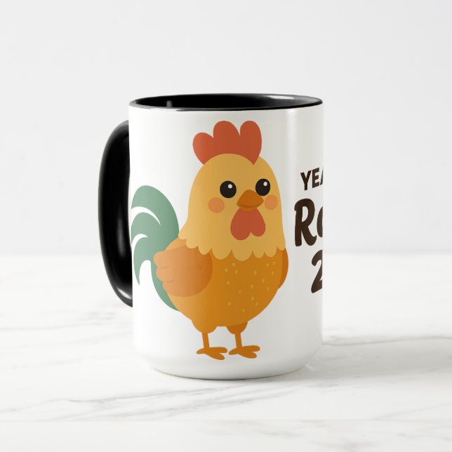 Caneca Year of the Rooster 2029 (Frente Esquerda)