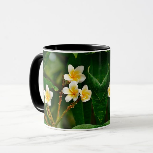 Caneca Yellow Frangipani (Frente Esquerda)
