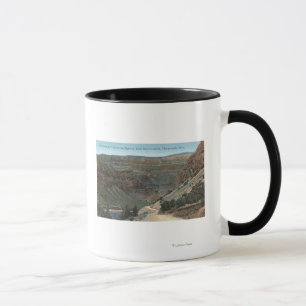 Caneca Yellowstone, WY - estrada de Yellowstone e vento